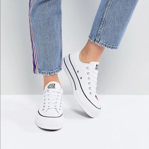 NEW CONVERSE CHUCK TAYLOR ALL STAR PLATFORM CANVAS SNEAKERS WOMENS 8